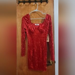 Apple colored Red Dress